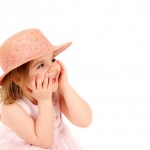 Little girl in pink