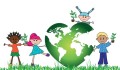 green world with children