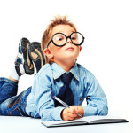 thinking kid