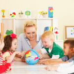 Multicultural,Childrens,Hands,On,A,Globe